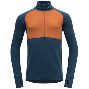 Devold Expedition Merino 235 Z.Neck Man Flame/Flood