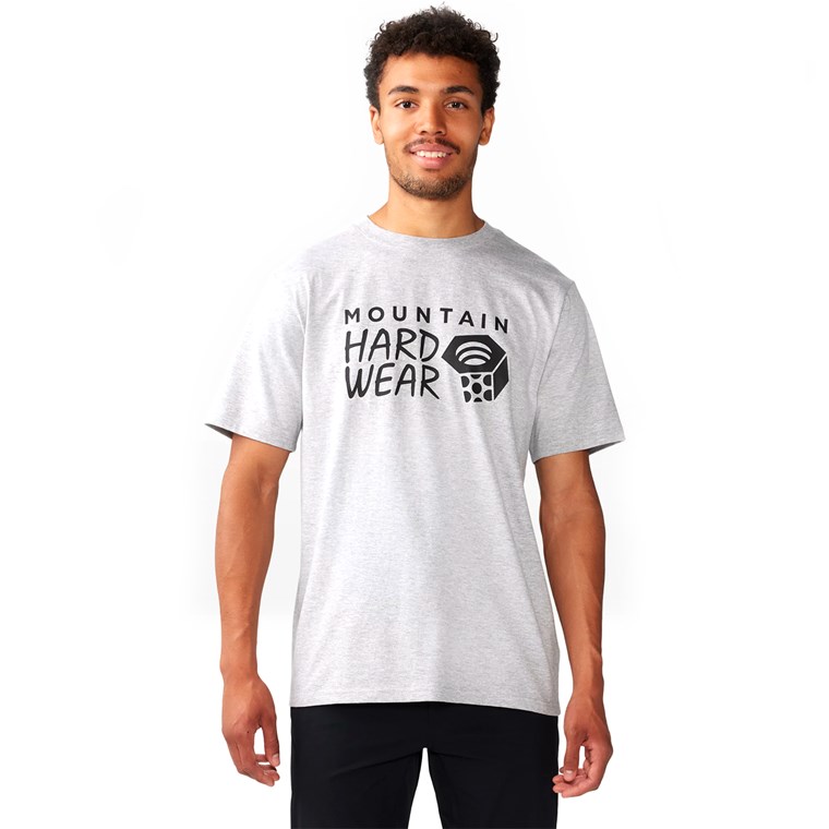 Mountain Hardwear MHW Logo Short Sleeve Hardwear Grey Heather