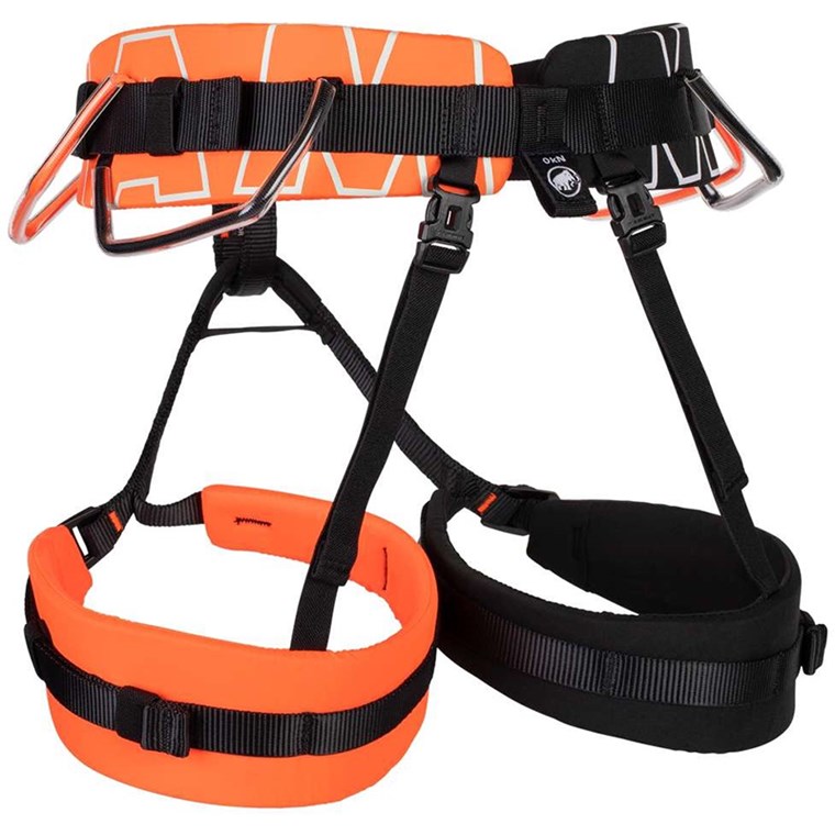 Mammut 4 Slide Harness Vibrant Orange/Black