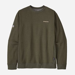 Patagonia Fitz Roy Icon Uprisal Crew Sweatshirt Basin Green