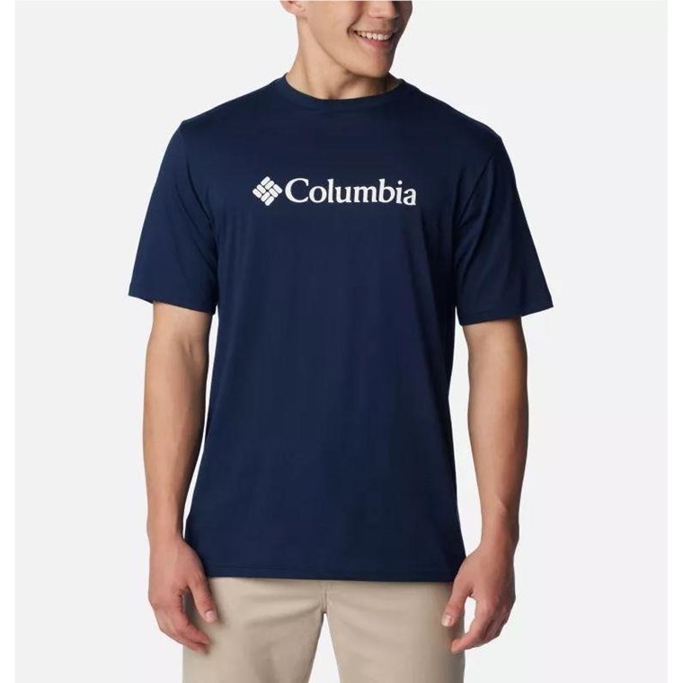 Columbia CSC Basic Logo Short Sleeve Collegiate Navy