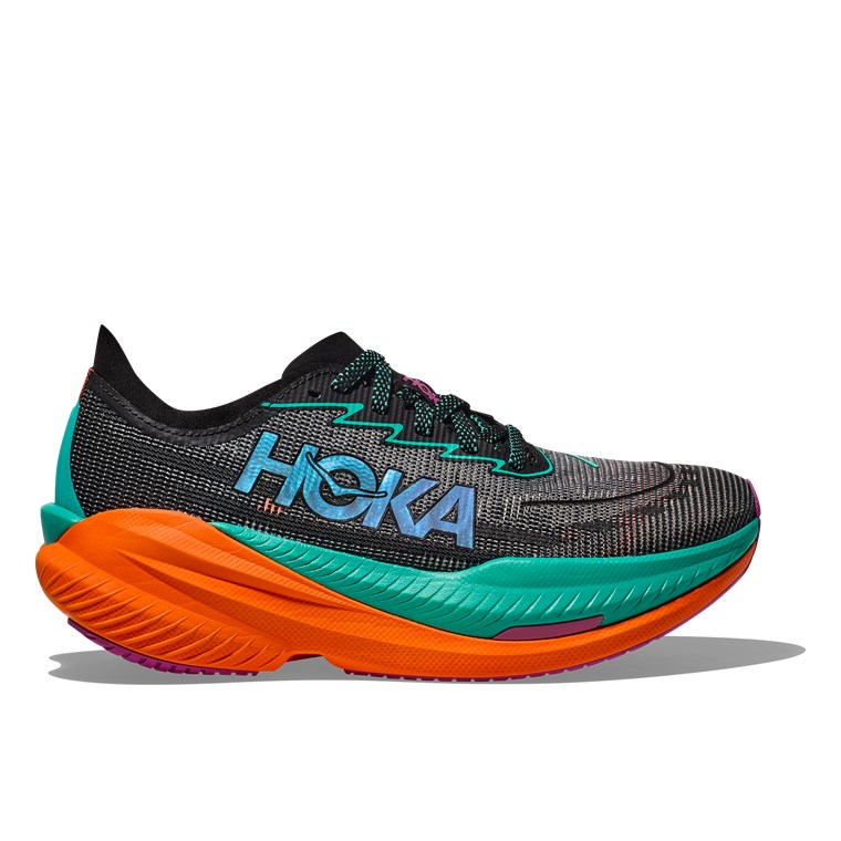 Hoka M Mach X 2 Black/Electric Aqua