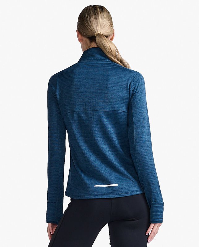 Alternativ bild 1 för 2XU Ignition 1/4 Zipen Moon/White Reflective