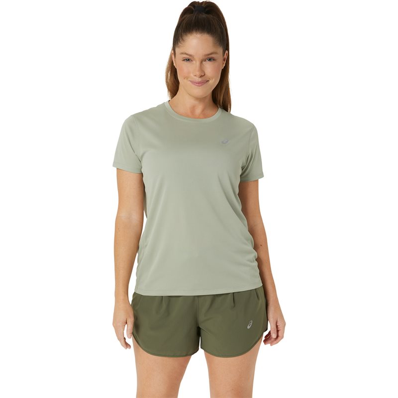 Asics Core SS Top Women Olive Grey