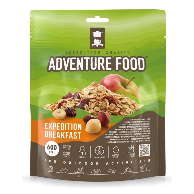 Adventure Food Expedition Breakfast, enkelportion