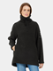 Didriksons Marina Wns Half Zip Black