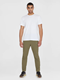 KnowledgeCotton Apparel Tim Tapered Elastic Waist String Pants Burned Olive