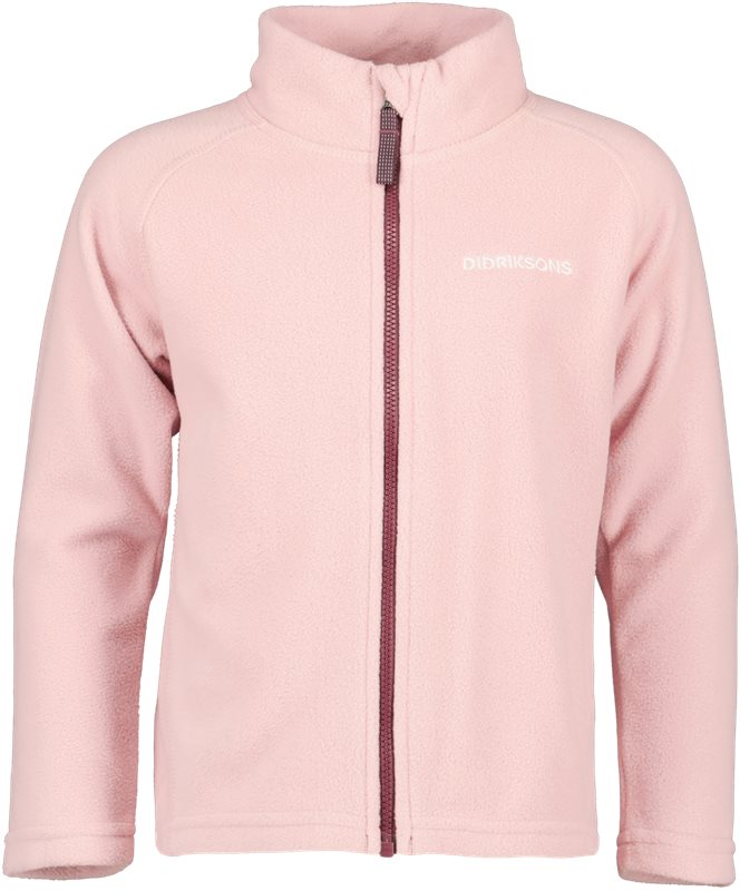 Didriksons Monte Kids Fullzip Dusty Pink