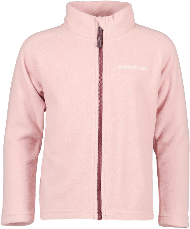Didriksons Monte Kids Fullzip Dusty Pink