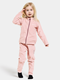 Didriksons Monte Kids Fullzip Dusty Pink