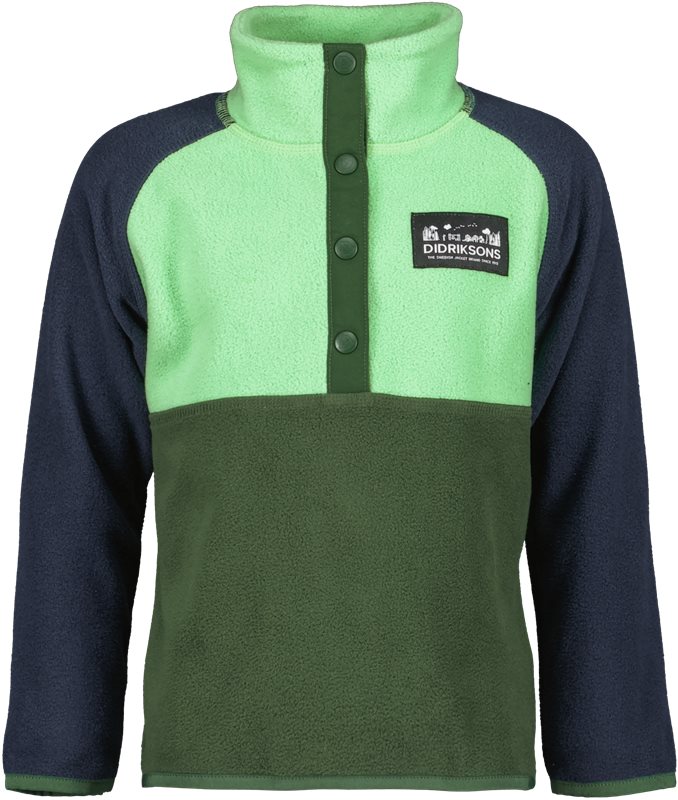 Didriksons Monte Kids Half Bu 4 Pine Green