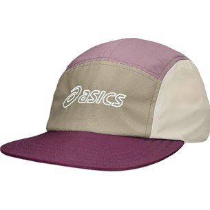 Asics 5 Panel Cap Deep Mauve/Pepper