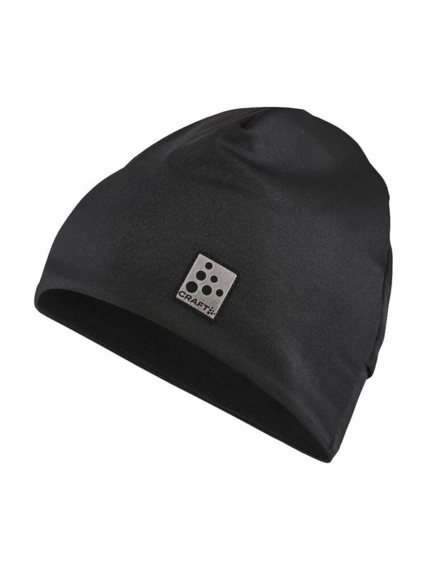 Craft Adv Essence Microfleece Ponytail Hat Black