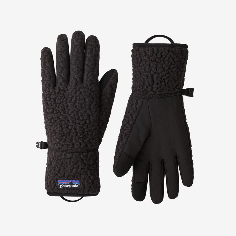 Patagonia Retro Pile Gloves Black