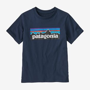 Patagonia K's P-6 Logo T-Shirt New Navy