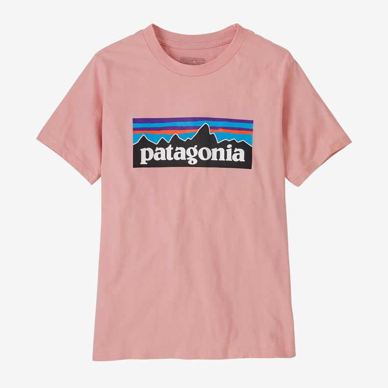 Patagonia K's P-6 Logo T-Shirt Mallow Pink