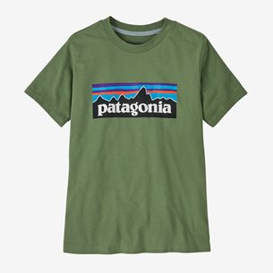 Patagonia K's P-6 Logo T-Shirt Terrain Green