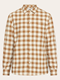 KnowledgeCotton Apparel Loose Fit Checkered Shirt Beige Check