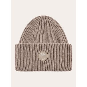 KnowledgeCotton Apparel Wool Beanie RWS Kelp Melange
