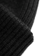 KnowledgeCotton Apparel Wool badge beanie Black Jet