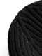 KnowledgeCotton Apparel Wool badge beanie Black Jet