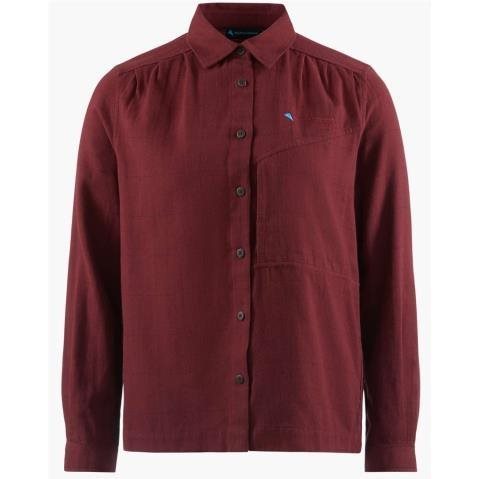 Klättermusen Helheim Ls Shirt W’S Tawny Red