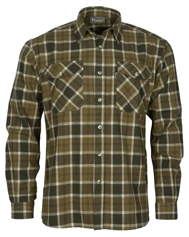 Produktfoto för Pinewood Härjedalen Shirt Olive/Khaki