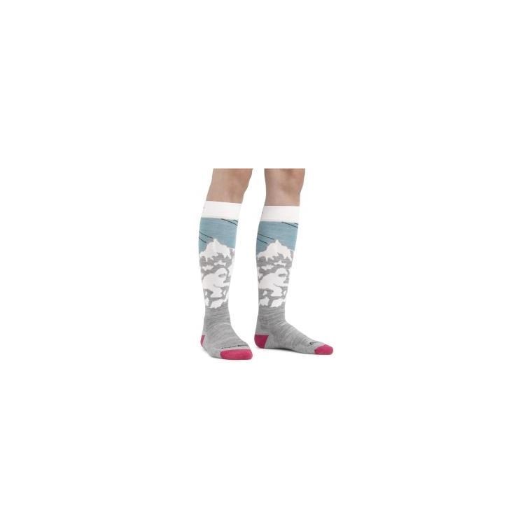 Darn Tough Yeti OTC Midweight with Cushion Aqua