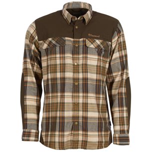 Pinewood Furudal Pro TrackerWool Shirt Beige/Suede Brown
