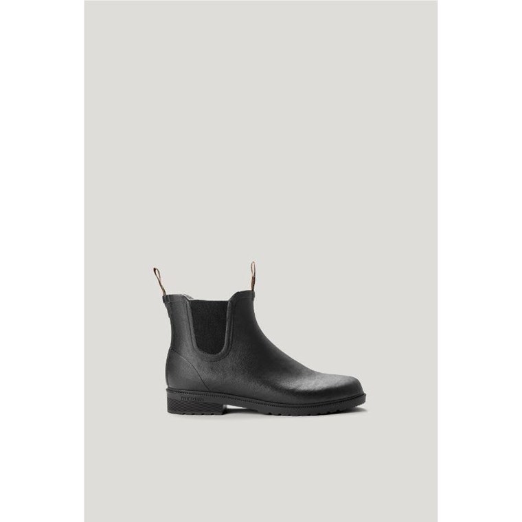 Tretorn Chelsea Classic Wool Rubber Boots Black