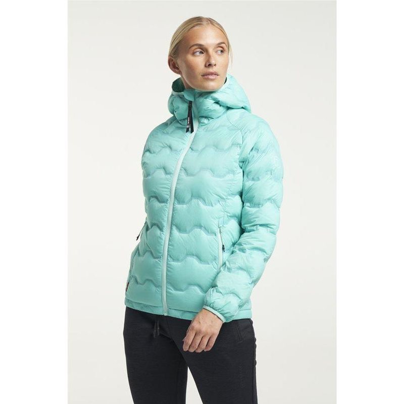 Tenson Shibui Hood Down Puffer  Woman Aquatic Awe