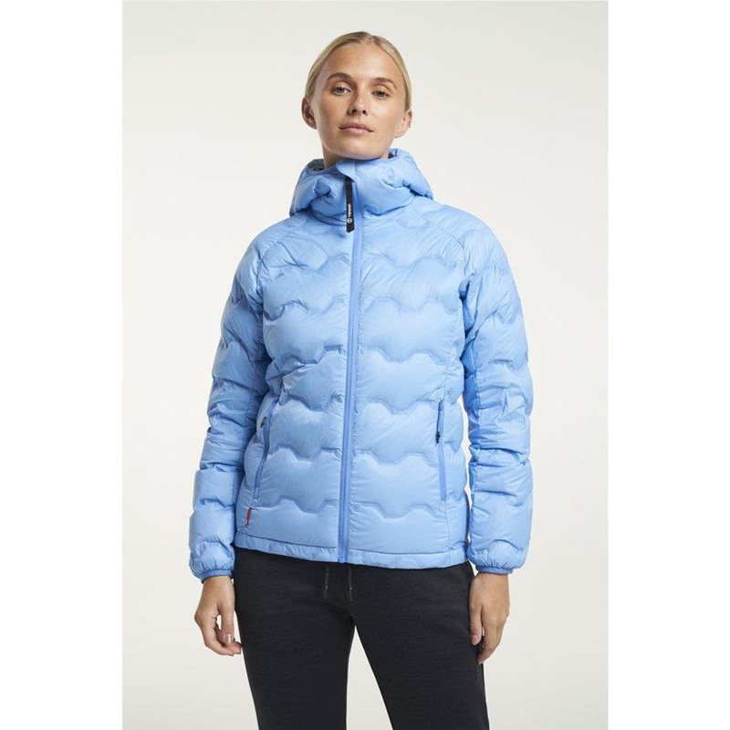 Tenson Shibui Hood Down Puffer  Woman Little Boy Blue