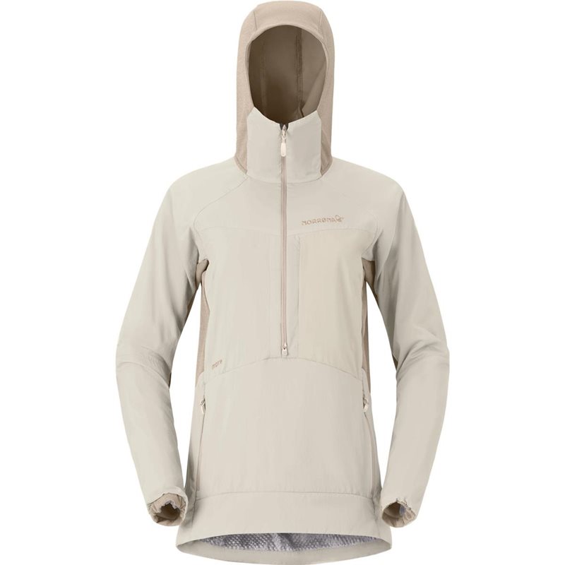 Norrøna Møre Octa Zip Hood W’S Oatmeal