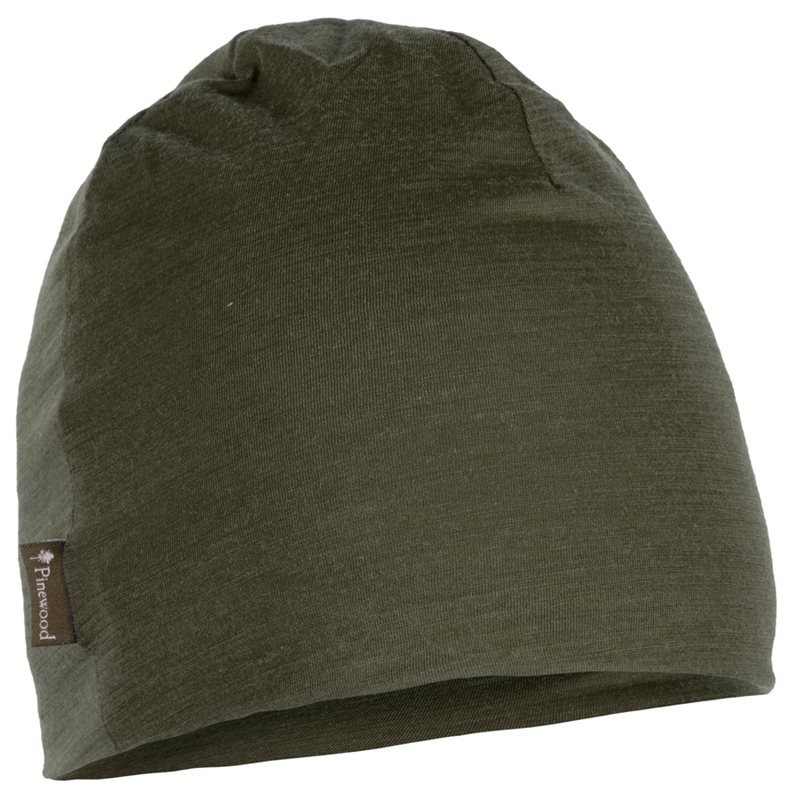 Pinewood Merino Wool Beanie Moss Green