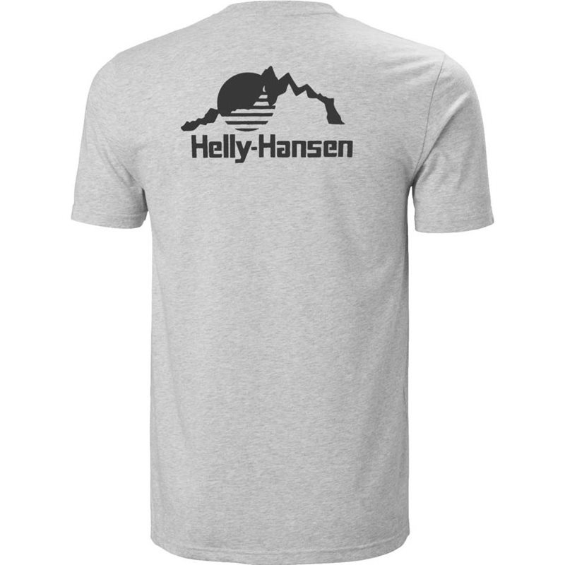 Helly Hansen Nord Graphic T-Shirt Grey Melange