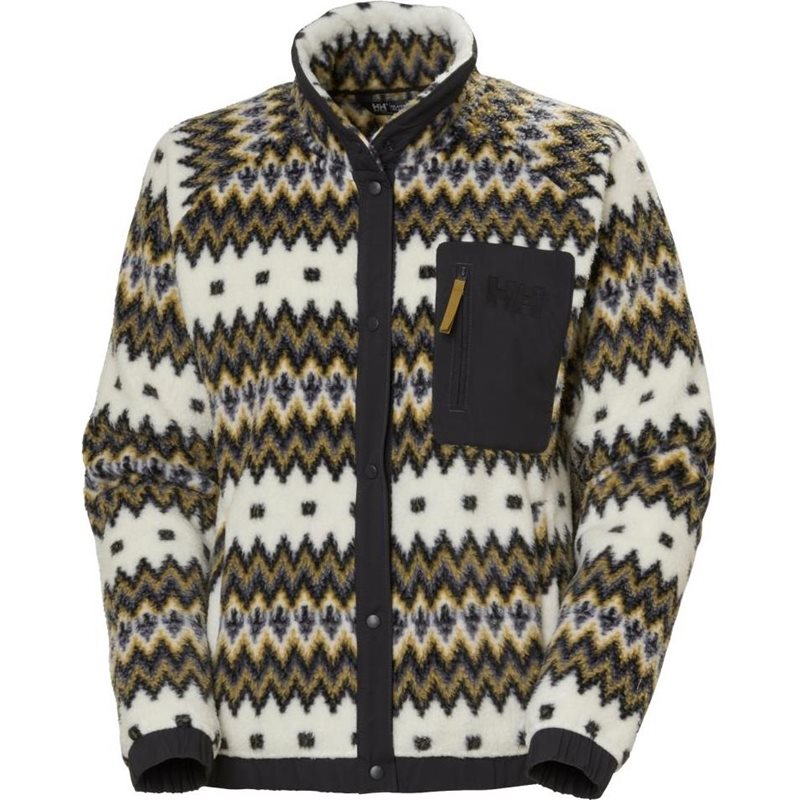 Helly Hansen W Imperial Printed Pile Snap Snow Nordic Knit