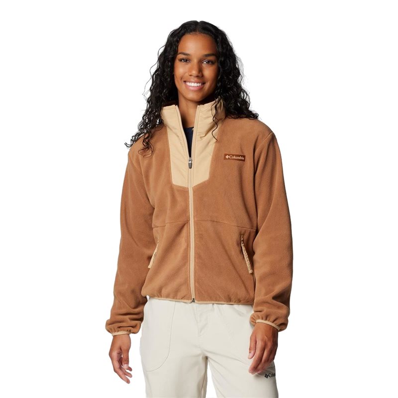 Columbia Sequoia Grove Full Zip Fleece Camel Brown Canoe