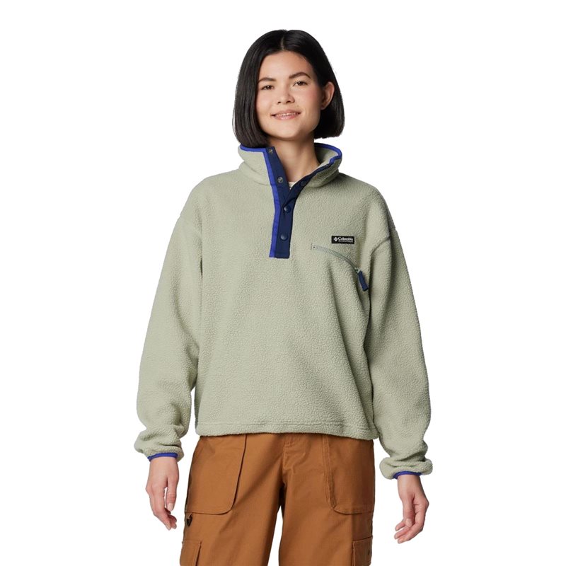 Columbia Helvetia II CroppedHalf Snap Fleece Safari