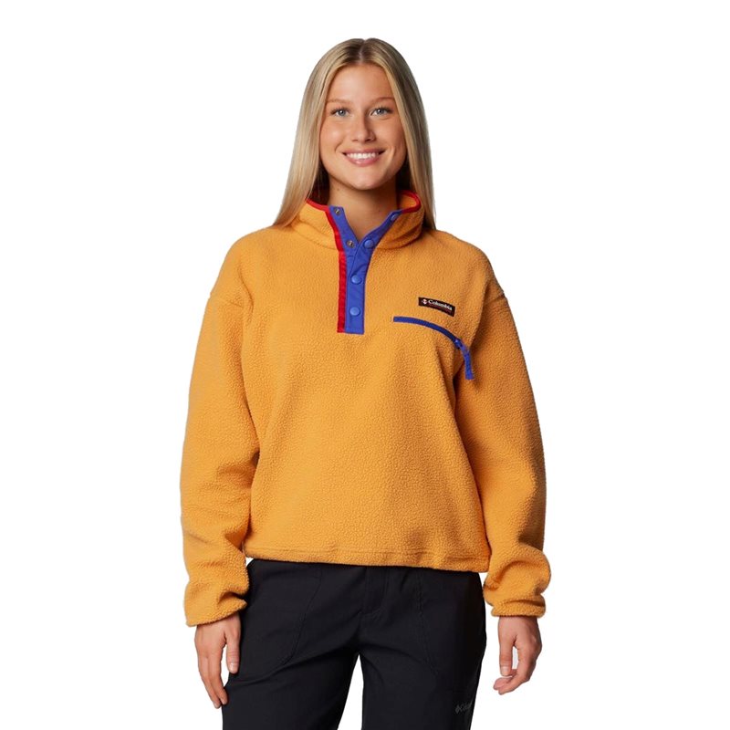 Columbia Helvetia II CroppedHalf Snap Fleece Sunstone