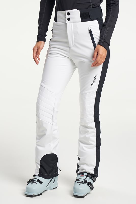 Tenson Grace Softshell Ski Pants Woman Bright White