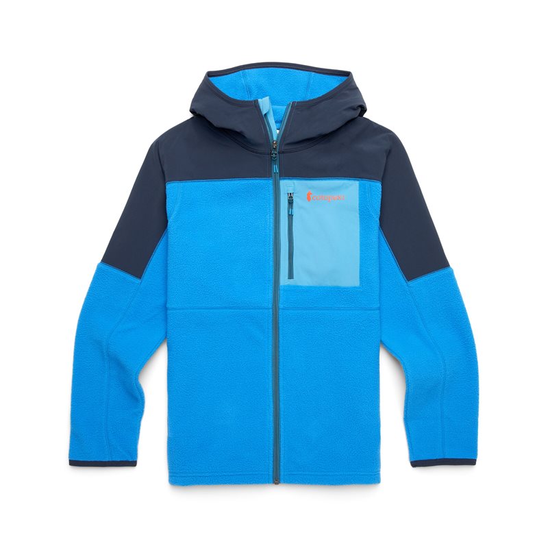 Cotopaxi Abrazo Fleece Hooded Full-Zip Jacket Carbon And Atlantic