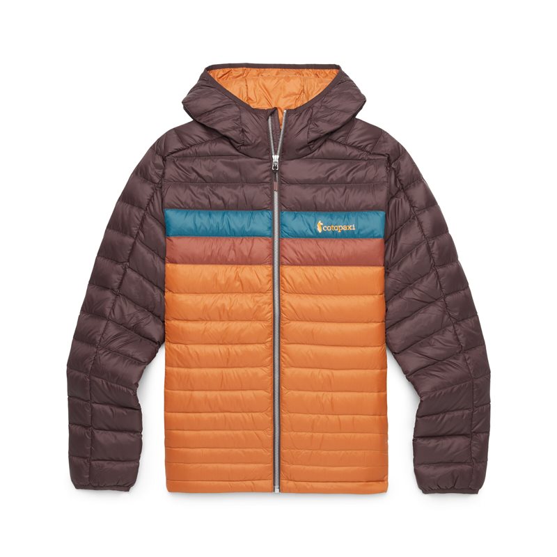 Cotopaxi Fuego Down Hooded Jacket Coffee And Sienna