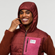 Cotopaxi Trico Hybrid Hooded Jacket Rusty And Rusty