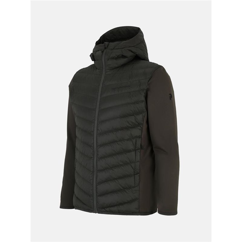 Peak Performance M Frost Down Hybrid Hood Olive Extreme