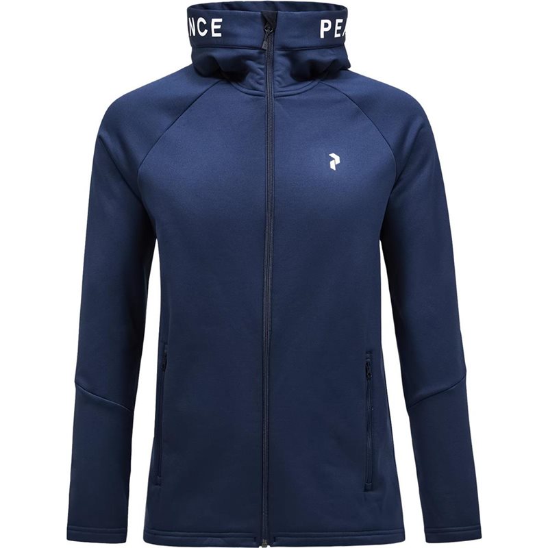 Peak Performance M Rider Zip Hood Blue Shadow/Blue Shadow