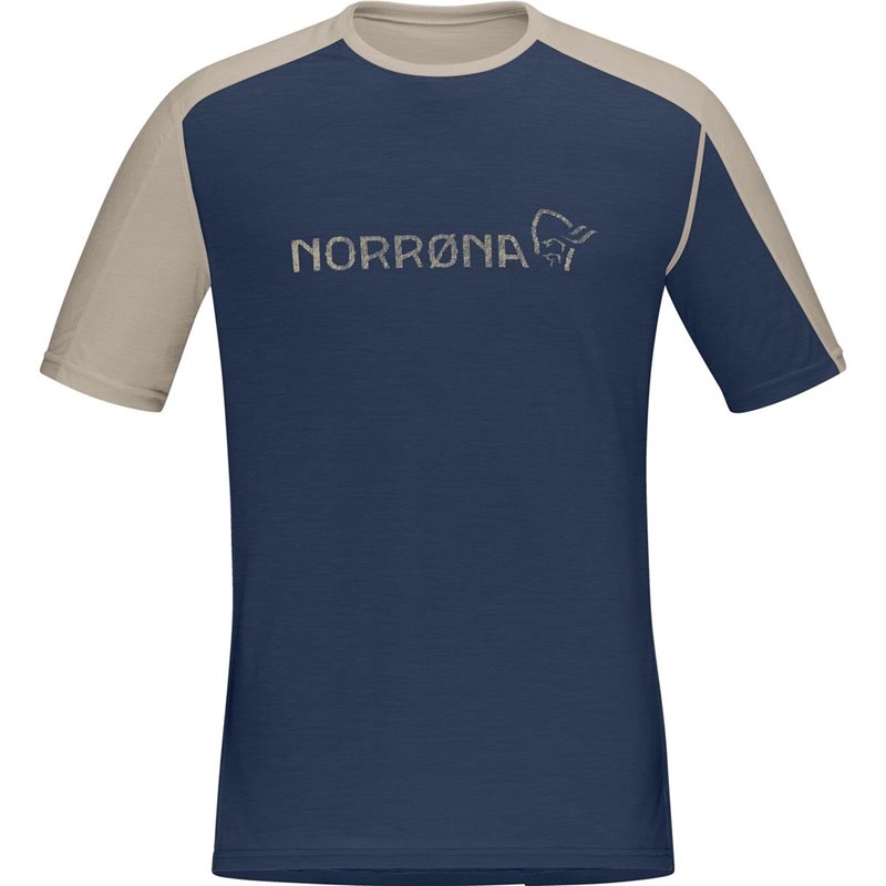 Norrøna Falketind EqualiserMerino T-Shirt M’S Indigo Night/Pure Cashmere