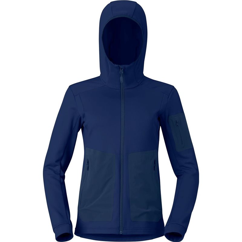 Norrøna Falketind Warm2 Stretch Hood W’S Indigo Night