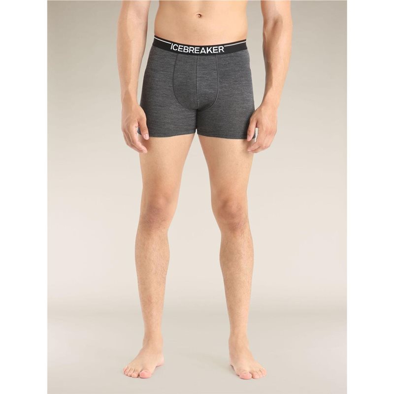 Icebreaker M Anatomica Boxerss Jet Hthr