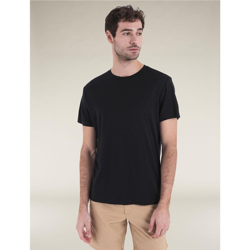 Icebreaker M Mer 150 Tech LiteIII SS Tee Black