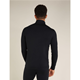 Icebreaker M 200 Oasis LS HalfZip Black